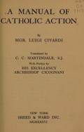 A Manual of Catholic Action