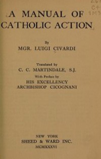 A Manual of Catholic Action