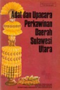 Adat dan Upacara Perkawinan Daerah Sulawesi Utara