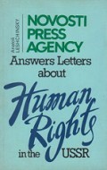 Answers Letters About Human Rights in the USSR