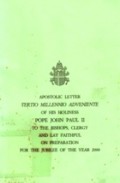 Apostolic Letter 'Tertio Millennio Adveniente'