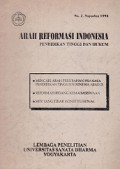 Arah Reformasi Indonesia: Pendidikan Tinggi dan Hukum