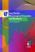 Asia Pacific Missiological Education and Research (Issue 1st, August 2023): Challenges in a Postmodern World