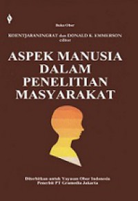 Aspek Manusia dalam Penelitian Masyarakat