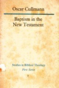 Baptism in the New Testament