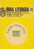 Bina Liturgia 2G: Pedoman Pastoral Inisiasi Kristen