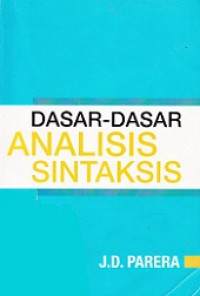 Dasar-Dasar Analisis Sintaksis