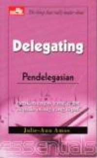 Delegating: Pendelegasian