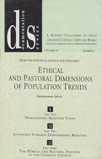 Ethical and Pastoral Dimensions of Population Trends