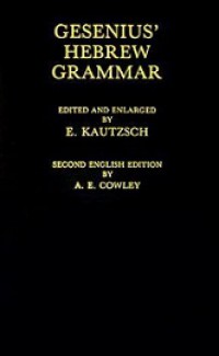 Gesenius' Hebrew Grammar