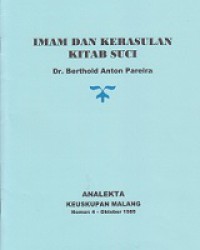 Imam dan Kerasulan Kitab Suci