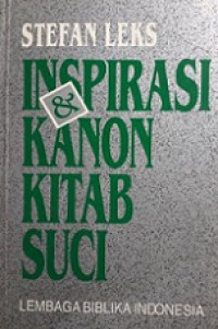 Inspirasi dan Kanon Kitab Suci