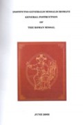 Institutio Generalis Missalis Romani General Instruction of The Roman Missal