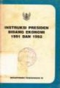 Instruksi Presiden Bidang Ekonomi 1991 dan 1992