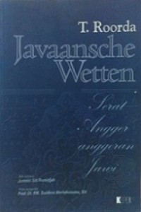 Serat Angger-Anggeran Jawi [Judul asli: Javaansche Wetten]