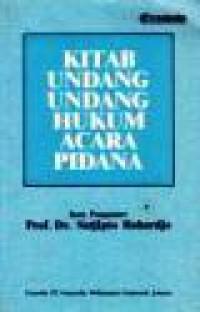 Kitab Undang-Undang Hukum Acara Pidana