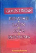 Kamus Ringan Pepatah-Latin-Jawa-Indonesia