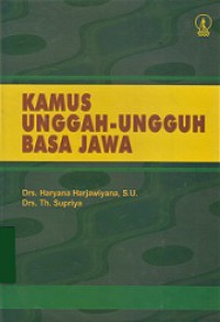 Kamus Unggah-Ungguh Basa Jawa