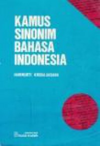 Kamus Sinonim Bahasa Indonesia