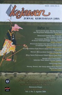 Kejawen - Jurnal Kebudayaan Jawa (Vol.1)