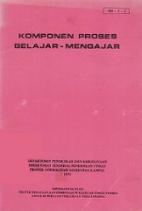 Komponen Proses Belajar Mengajar