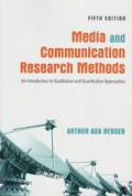 Media and Communication Research Methods: An Introduction to Qualitative and Quantitative Approaches