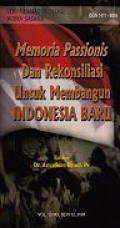 Memoria Passionis dan Rekonsiliasi untuk Membangun Indonesia Baru