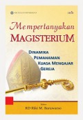 Mempertanyakan Magisterium: Dinamika Pemahaman Kuasa Mengajar Gereja