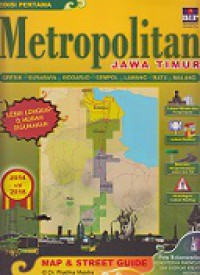 Metropolitan Jawa Timur: Map & Street Guide