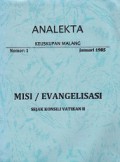 Misi/Evangelisasi Sejak Konsili Vatikan II