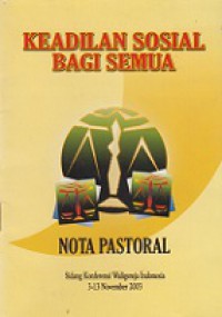 Nota Pastoral 2003: Keadilan Sosial Bagi Semua