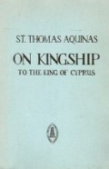 On Kingship: To the King of Cyprus