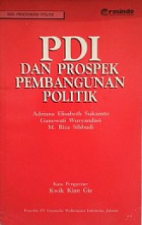 PDI dan Prospek Pembangunan Politik