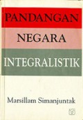 Pandangan Negara Integralistik