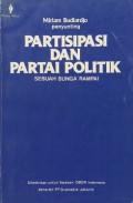 Partisipasi dan Partai Politik: Sebuah Bunga Rampai