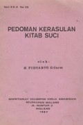 Pedoman Kerasulan Kitab Suci