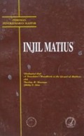 Pedoman Penerjemahan Alkitab: Injil Matius [Judul asli: A Translator's Handbook on The Gospel of Matthew]