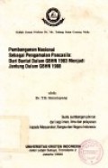 Pembangunan Nasional sebagai Pengamalan Pancasila: Dari Buntut dalam GBHN 1983 menjadi Jantung dalam GBHN 1988