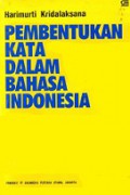 Pembentukan Kata dalam Bahasa Indonesia