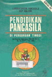 Pendidikan Pancasila di Perguruan Tinggi