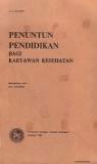 Penuntun Pendidikan Bagi Karyawan Kesehatan