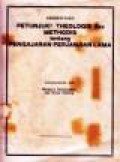 Petunjuk-Petunjuk Theologis dan Methodis tentang Pengajaran Perjanjian Lama