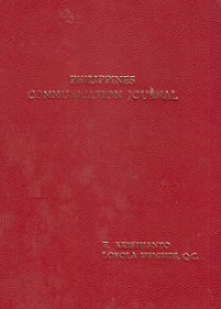 Philippines Communication Journal