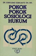 Pokok-Pokok Sosiologi Hukum