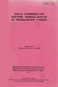 Pola Pembinaan Sistem Pengajaran di Perguruan Tinggi