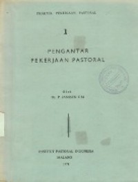 Praktek Pekerjaan Pastoral 2: Metodik Pekerjaan Pastoral