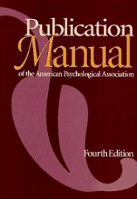 Publication Manual of American Psychological Association