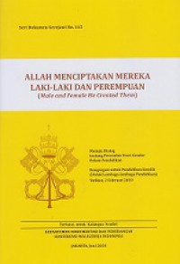 Allah Menciptakan Mereka Laki-Laki dan Perempuan [Judul Asli: Male and Female He Created Them]