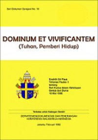 Tuhan, Pemberi Hidup [Judul Asli: Dominum et Vivificantem]