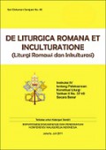 Liturgi Romawi dan Inkulturasi [Judul asli: De Liturgia Romana et Inculturatione]